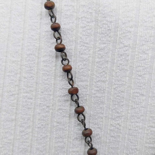 Antique unique necklace used from Italy with Virgin Mary and INRI cross