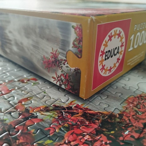 Educa puzzle 1000 pieces used with waterfall theme
