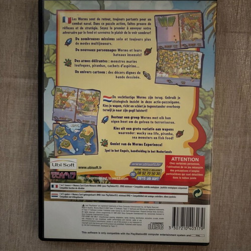 Worms Blast PlayStation 2 used complete