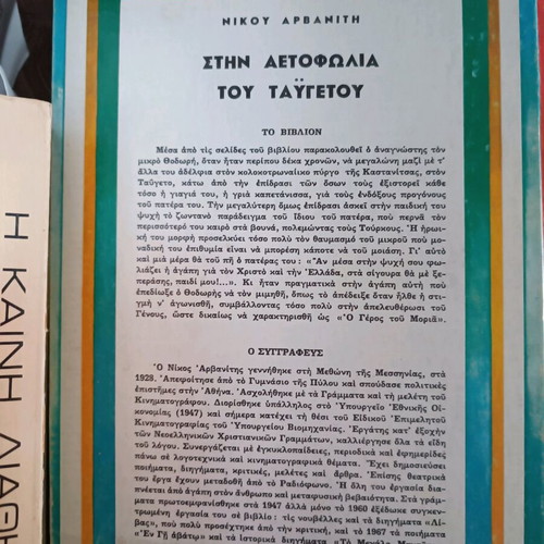 Stin Aetofolia tou Taygetou by Nikos Arvanitis, illustrated children's book