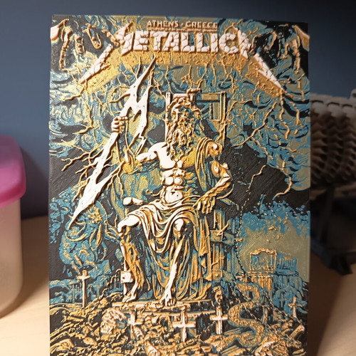 Metallica Athens 2026 3D Printed Collector's Edition Card new