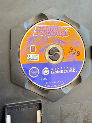 Starfox Adventures GameCube game disc like new