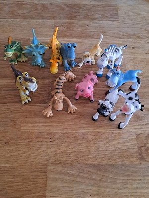 Animal figures like new, pack of 12 pieces