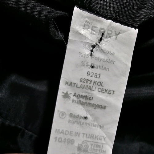 Quality black lightweight jacket 80% viscose like new, size S/M