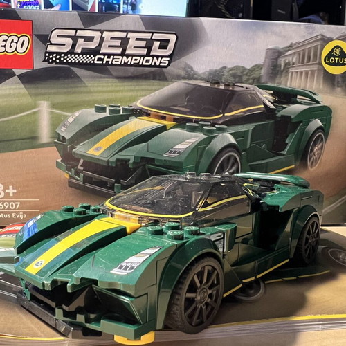 Lego Lotus Evija 76907 used with box and manual