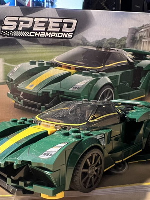 Lego Lotus Evija 76907 used with box and manual