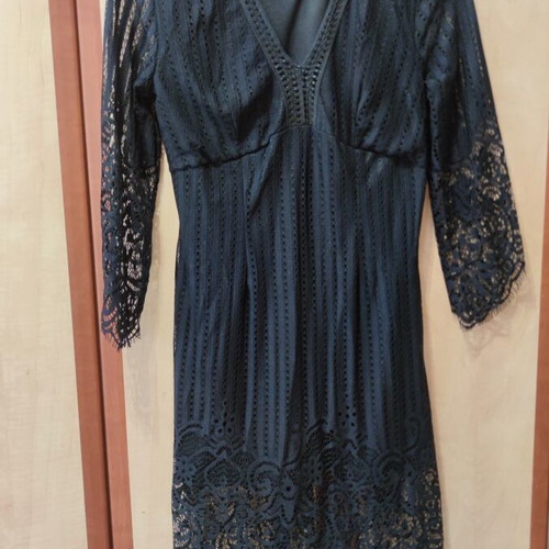 Anel black lace dress size S