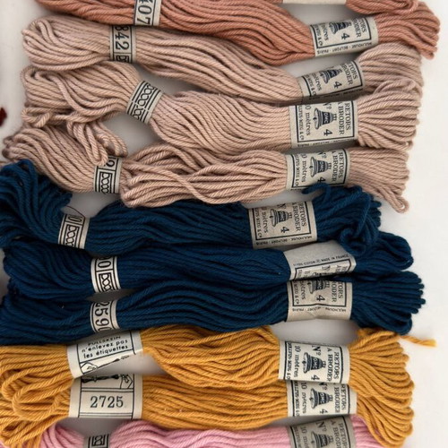 DMC Retors à Broder N° 4 Vintage Embroidery Thread Skeins, Lot of 83