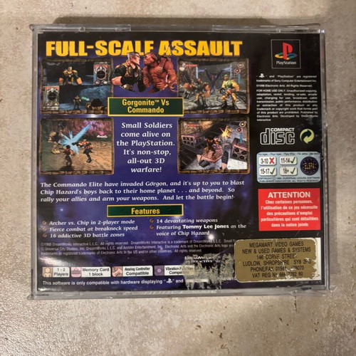 Small Soldiers PlayStation 1 case used, English