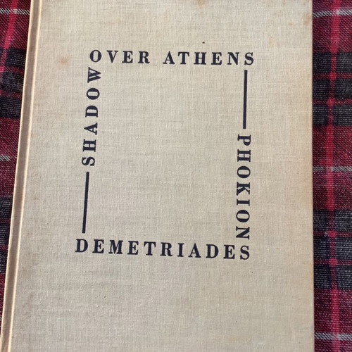 Graphic novel Shadow over Athens used, first edition 1946