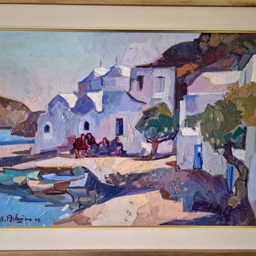 Oil painting by Bedro Aslanian 02 like new
