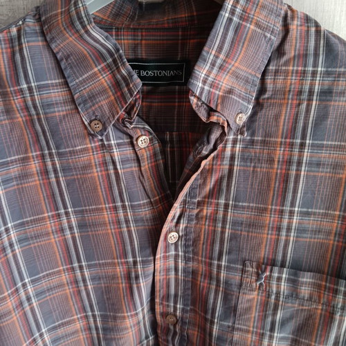 The Bostonians thin shirt used, size L, brown and orange