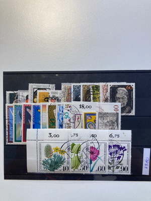 Germany used complete stamp series 1980