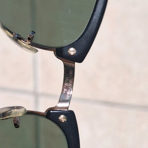 Ray Ban Clubmaster sunglasses G15, made in USA, Bausch and Lomb