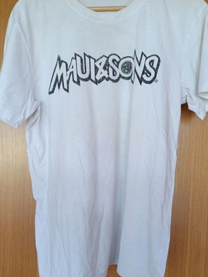 Maui & Sons T-shirt used, white, sizes S and M