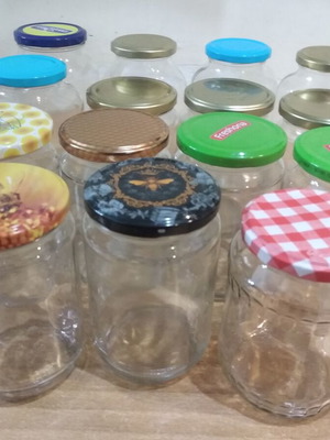 15 glass jars 720ml