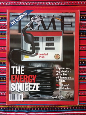 Time magazine issue 18/9/2000 like new with politics and Olympics topics