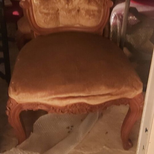 Carved chair, handmade, set of 2