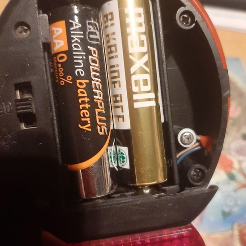 Small bag flashlight used 10x7 cm, suitable for reading