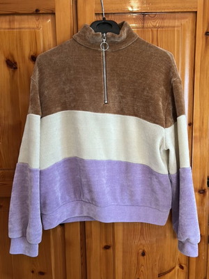 Bershka Long-Sleeve Shirt like new, multicolor, size S