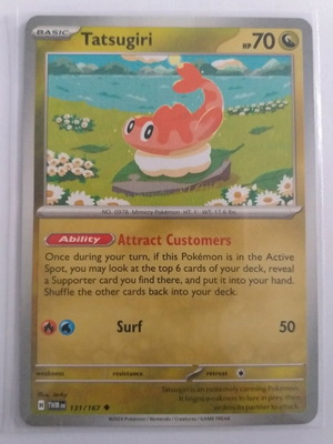 Pokemon Tatsugiri Uncommon Card new in sleeve