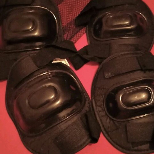Children's helmet and knee and elbow protectors brand new