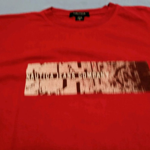 Nautica men's tshirt red size medium like new
