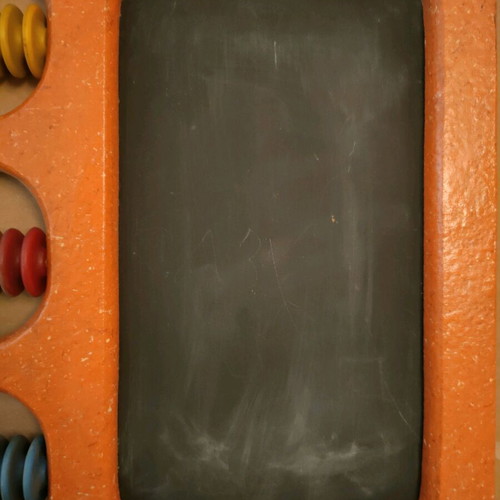 French billiards abacus '80 used with blackboard