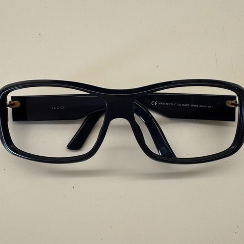Gucci women's eyeglass frame used, dark blue