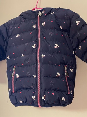 Alouette jacket with heart pattern like new, 2 years (92cm)