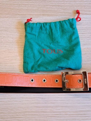 Tous women's belt orange 95cm like new