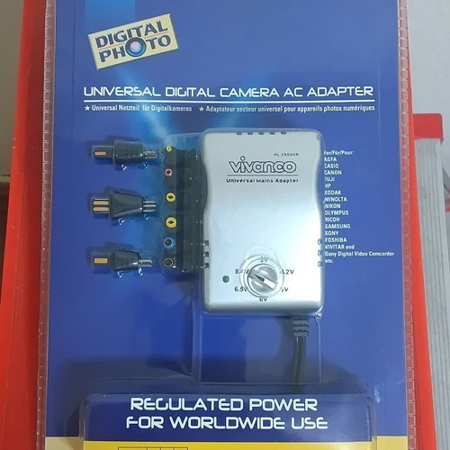 Vivanco universal digital camera AC adapter