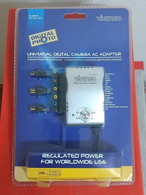 Vivanco universal digital camera AC adapter