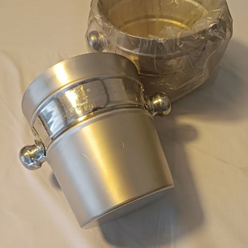 Aluminum champagne buckets new, set of 2 pieces