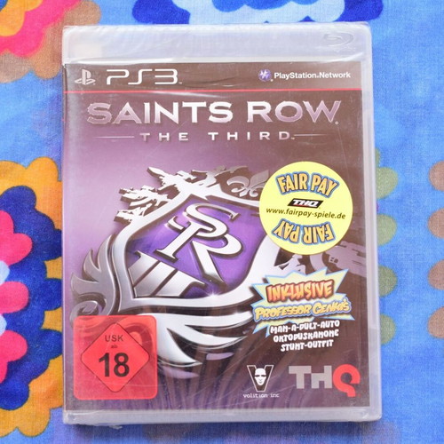 Saints Row: The Third Professor Genki Edition PS3 new, action open-world