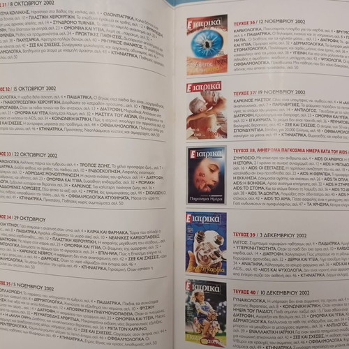 Iatrika Eleftherotypia book like new, sciences, Greek