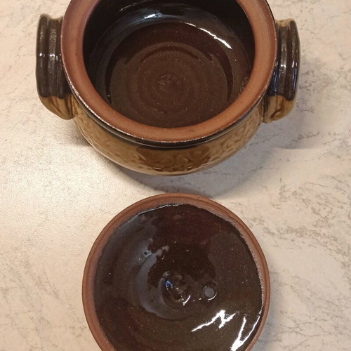 Traditional small clay pot No5 0.7lt like new
