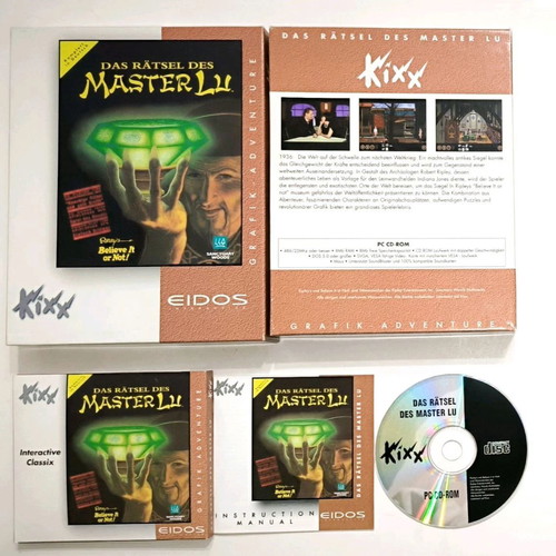 PC Riddle of Master Lu Big Box like new, adventure game