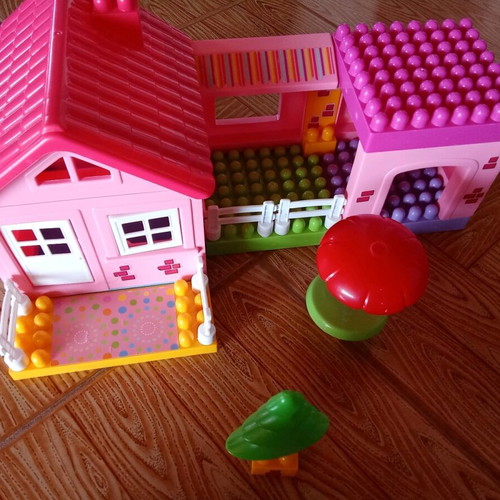 Building Blocks Set Make Your House 36 Pieces used