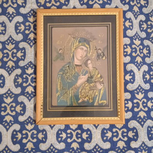 Religious icon slightly used