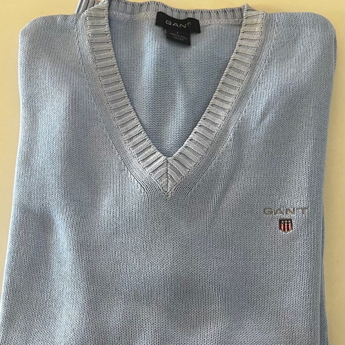 GANT sweater used, cotton, blue, summer, size L