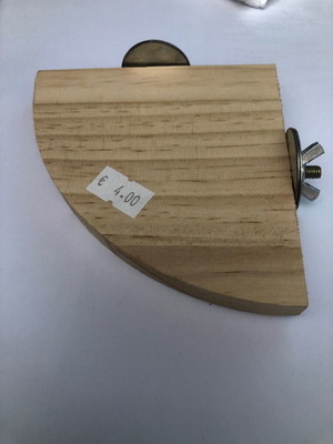 Ξύλινη πλατφόρμα άλματος χάμστερ, 10 x 10 εκ.