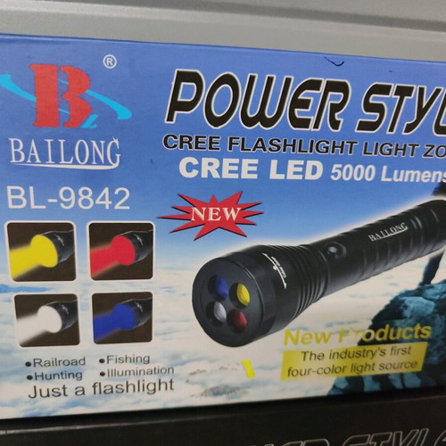 Flashlight with 4 colors new