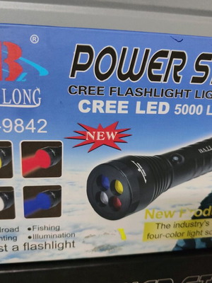 Flashlight with 4 colors new
