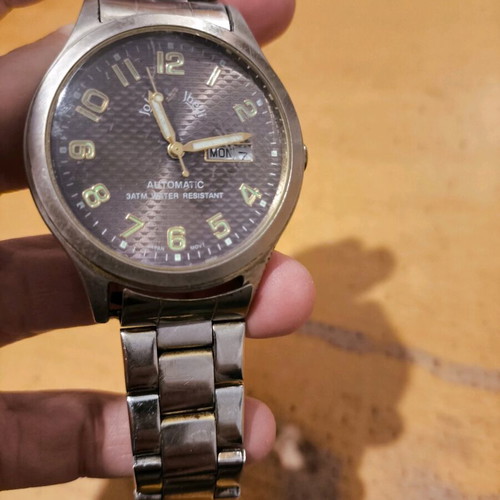 John Jbeili antique watch used, men's, silver