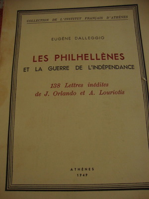 Les Philhellènes by Eugene Dalleggio used book