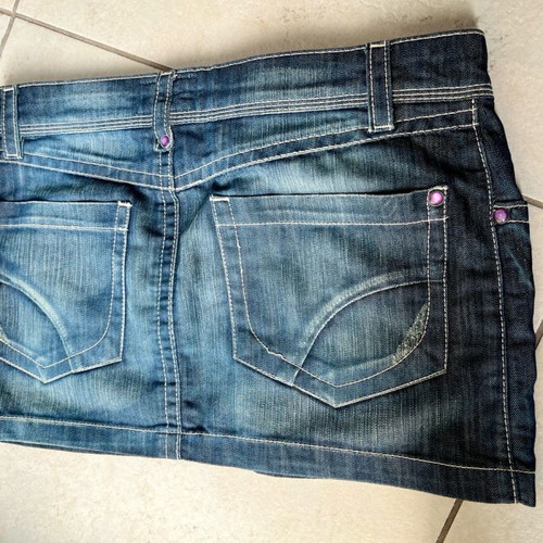 Short denim skirt TRF No S XS blue jean like new