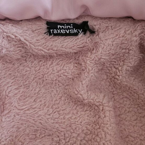 Mini Raxevski pink jacket used for girls age 10, size 140 cm