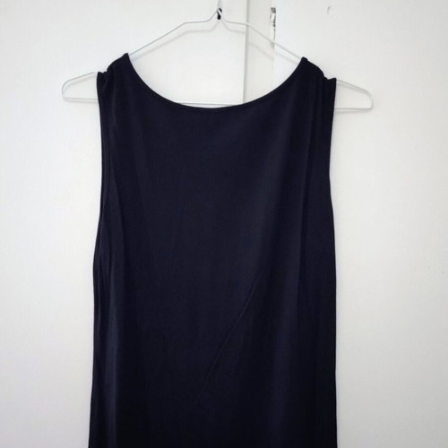 Debutto women's blouse with thick straps, like new, size L/XL, black and silver