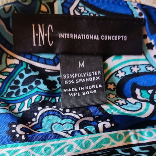 INC long dress used, blue, summer style